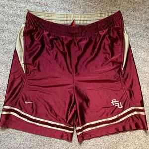Nike Florida State Seminoles Athletic Shorts Large